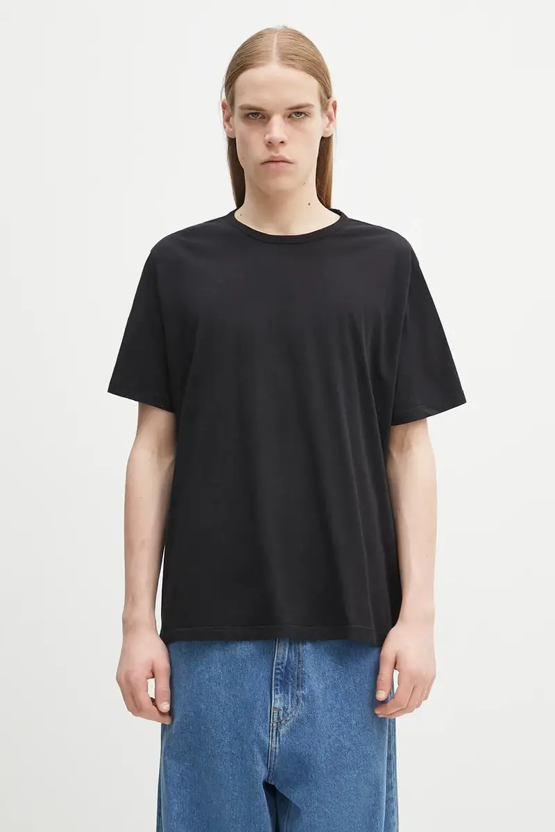 t-shirt in cotone New Box colore nero M2206NBL