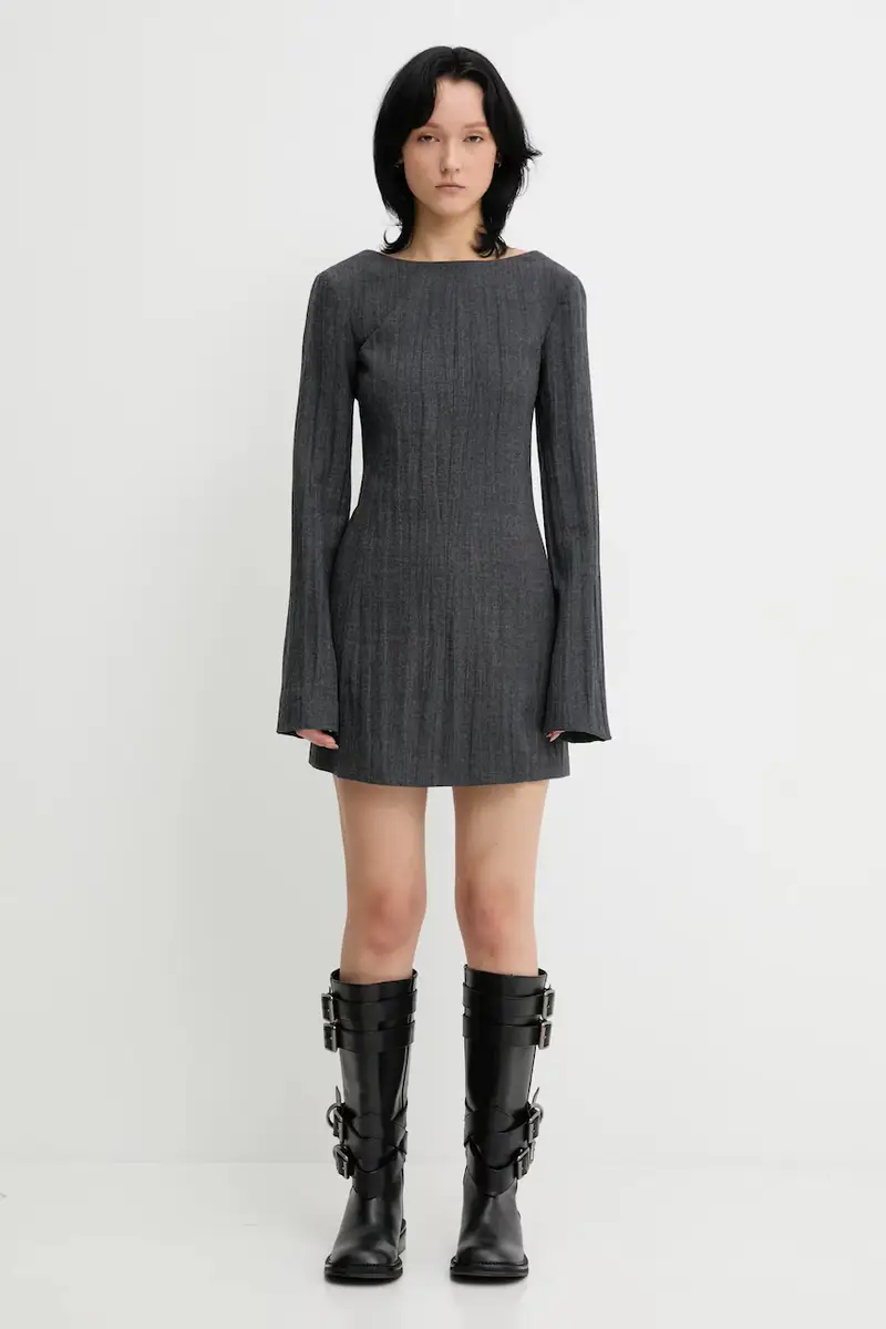 vestito con lana Firm colore grigio W4257FS