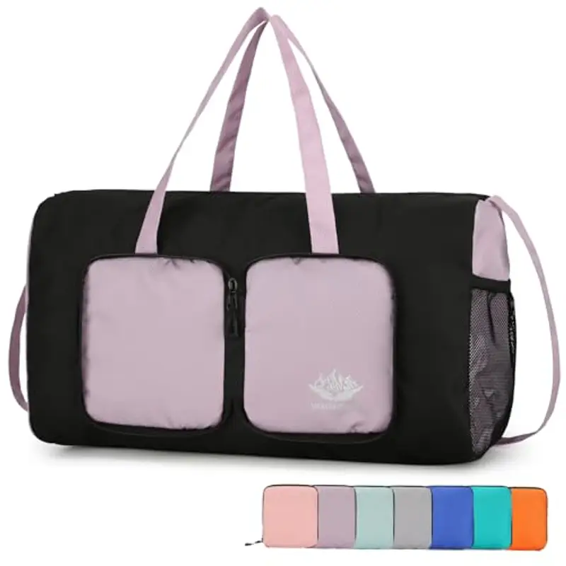 Outplea Borsone da Palestra Pieghevole Uomo Donna Impermeabile da 20L, Borsa Sportiva Ultraleggera, Borsa da Viaggio