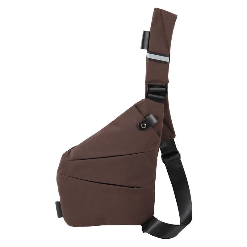 OVECAT - Borsa Tracolla Antifurto Unisex Marrone