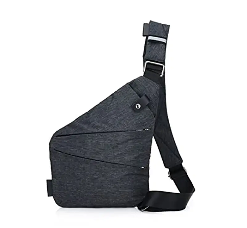 Ovecat Sling Bag Crossbody Spalla Petto Zaino antifurto a ghigliottina, per Uomo Donna