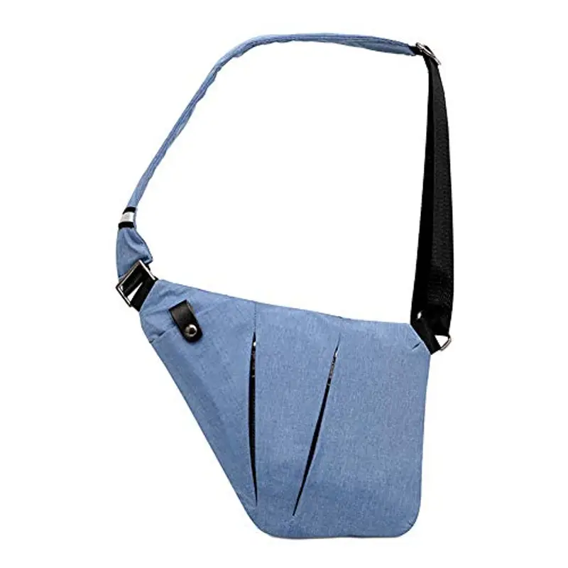 Ovecat Sling Bag Crossbody Spalla Petto Zaino antifurto a ghigliottina, per Uomo Donna