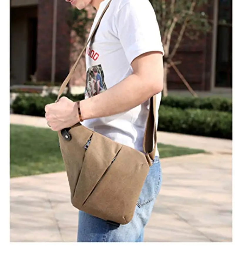 Ovecat Sling Bag Crossbody Spalla Petto Zaino antifurto a ghigliottina, per Uomo Donna miniatura 3