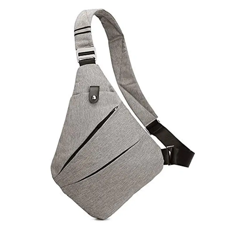 Ovecat Sling Bag Crossbody Spalla Petto Zaino antifurto a ghigliottina, per Uomo Donna