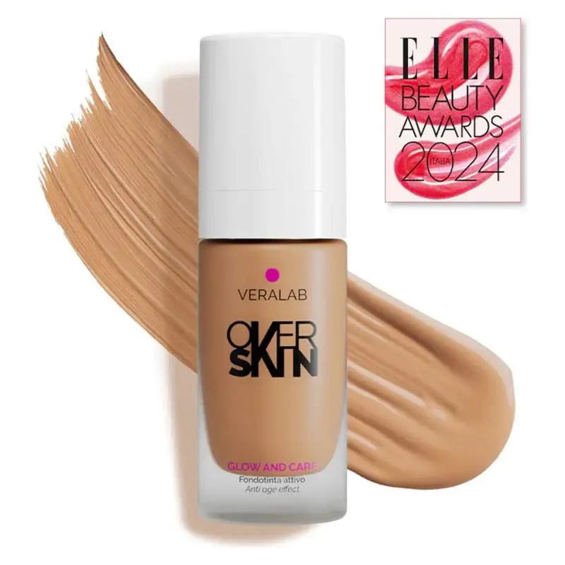 Glow And Care - Fondotinta Attivo, Luminoso E Idratante 8.5 - Macadamia 30 Ml