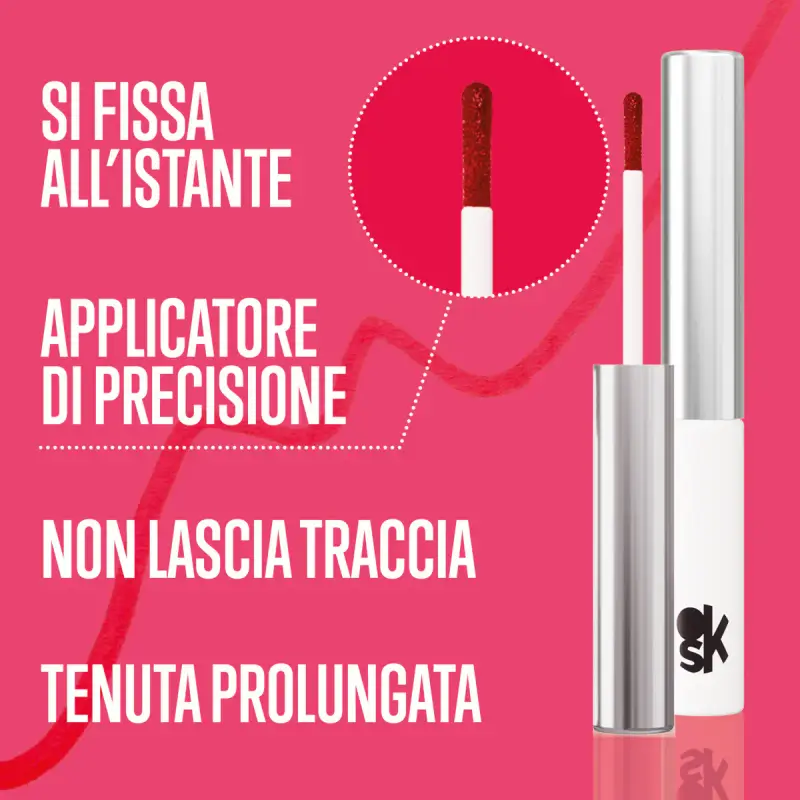 Labbra AQUARELLE TINT 02 RED - Rossetti miniatura 4