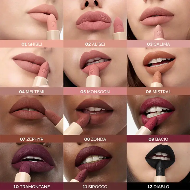 Labbra CLOUD MAT 03 CALIMA - nude marrone chiaro freddo - Rossetti miniatura 4