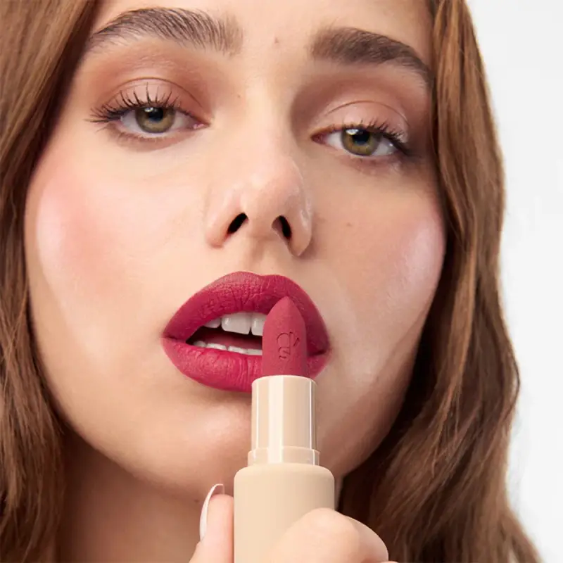 Labbra CLOUD MAT 09 BACIO - borgogna neutro - Rossetti miniatura 3