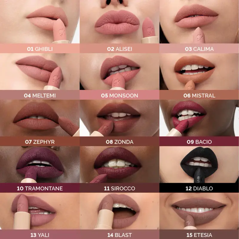 Labbra CLOUD MAT 15 ETESIA - marrone intenso freddo - Rossetti miniatura 5