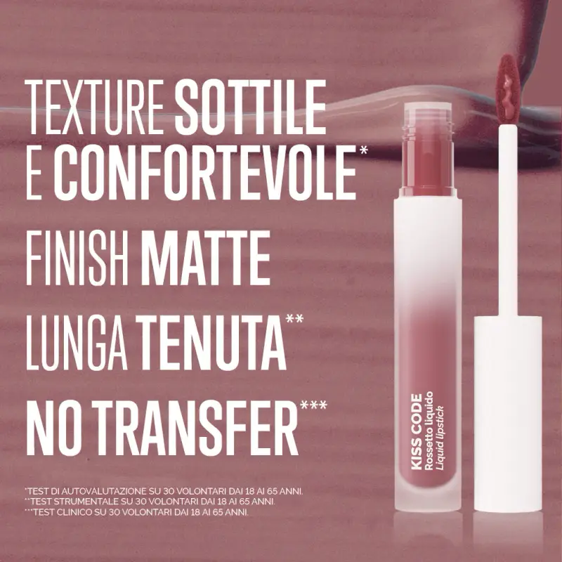 Labbra KISS CODE 01 OLD ROSÉ - nude rosato freddo - Rossetti miniatura 4