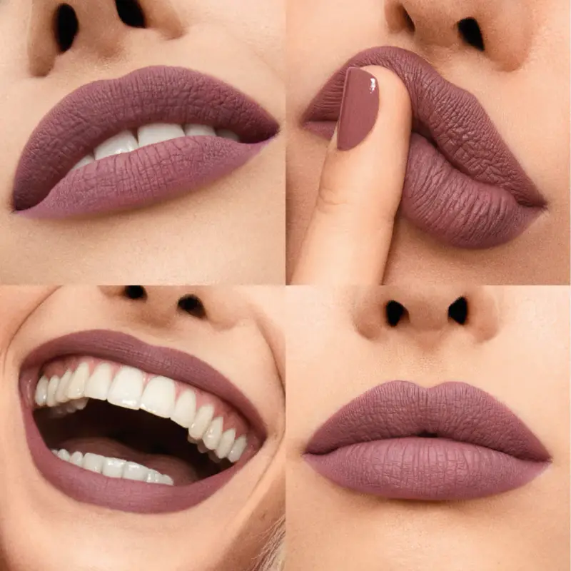 Labbra KISS CODE 01 OLD ROSÉ - nude rosato freddo - Rossetti miniatura 5