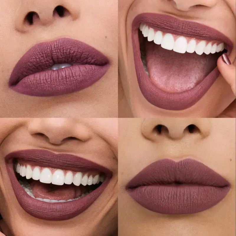 Labbra KISS CODE 03 DUSTY MAUVE - rosa medio freddo - Rossetti miniatura 5