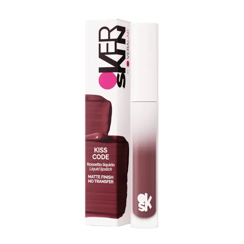 Labbra KISS CODE 05 DEEP BURGUNDY - burgundy freddo - Rossetti