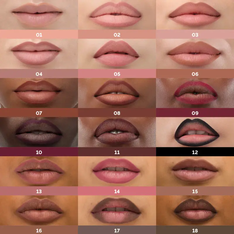 Labbra TIME LINER 16 SELENE - marrone medio neutro - Matita labbra miniatura 5