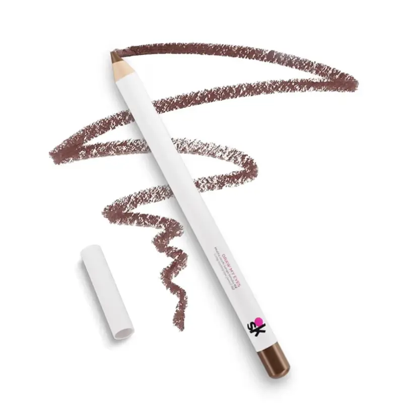 Occhi DRAW MY EYES 02 palissandro - marrone neutro opaco - Matita occhi miniatura 2