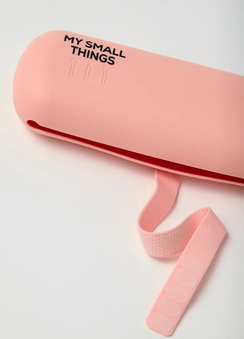 OVS, Astuccio Da Donna In Silicone Rosa Compatto, Rosa, Taglia: ONE SIZE miniatura 2