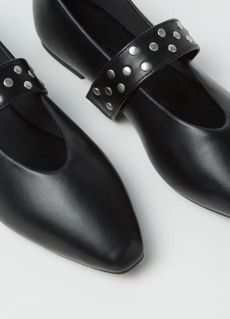 OVS Ballerine Donna Nero 4318188 miniatura 3