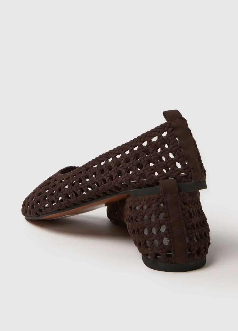 OVS Ballerine Donna Marrone 4312562 miniatura 2