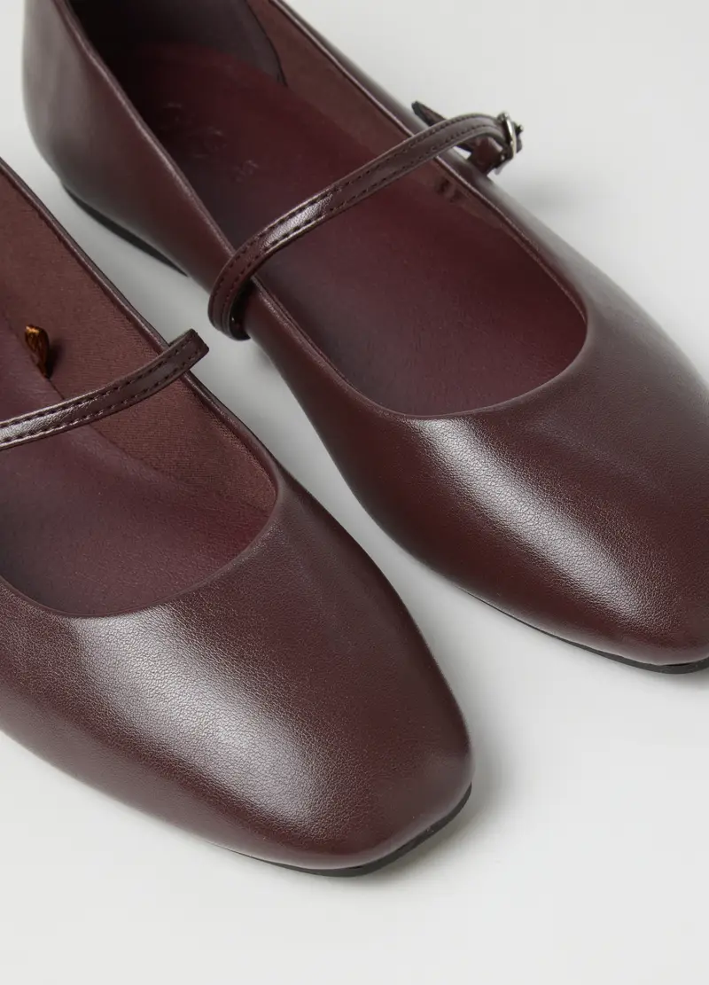 OVS Ballerine Donna Marrone 4122627 miniatura 2