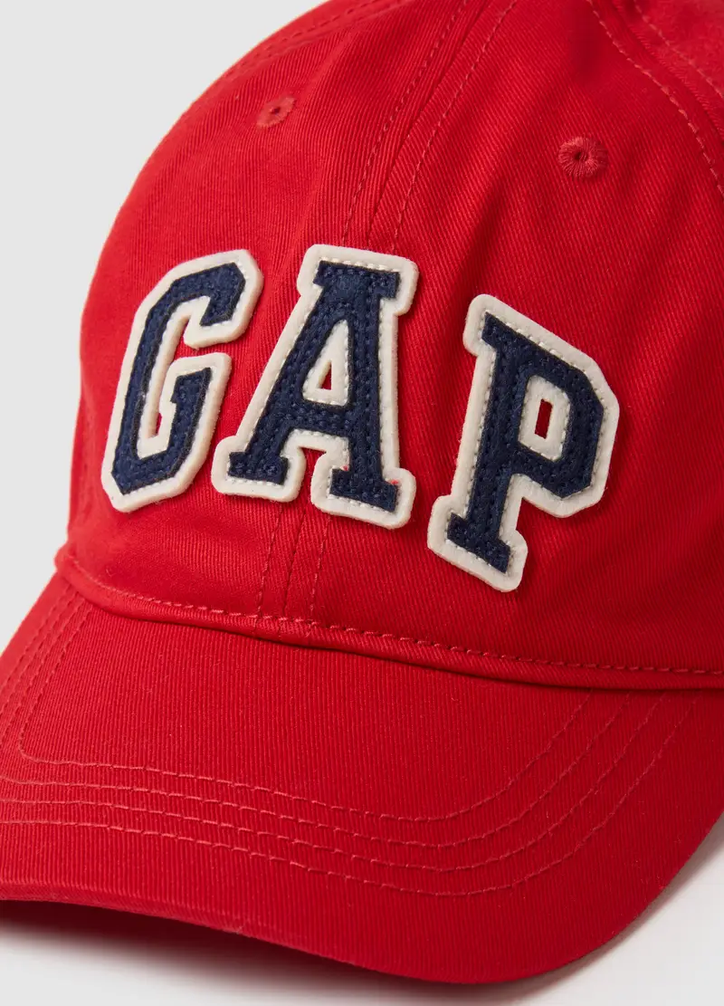 OVS, Berretto Da Baseball Con Patch Logo, Unisex, Rosso, Taglia: L/XL miniatura 2