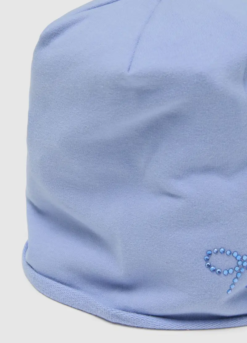 OVS, Berretto Da Ragazza In Cotone Azzurro Con Fiocchetto, Bambina, Azzurro, Taglia: 52 miniatura 2