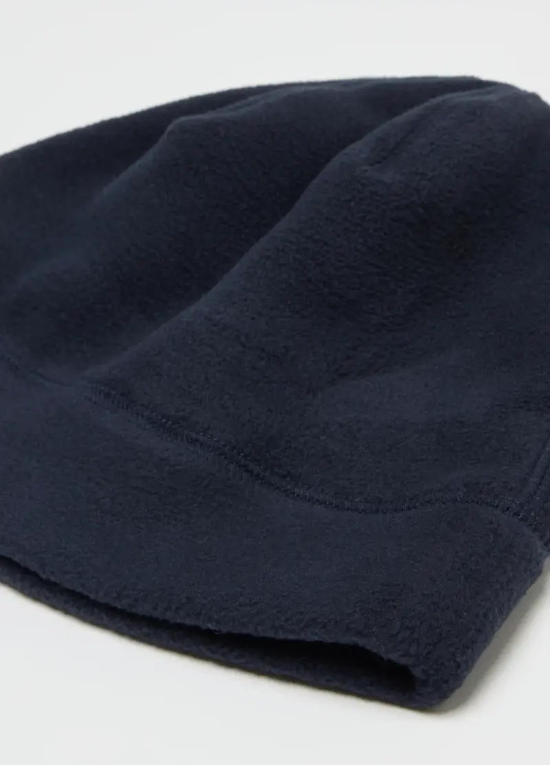 Berretto In Pile Blu, Uomo, Blu miniatura 2