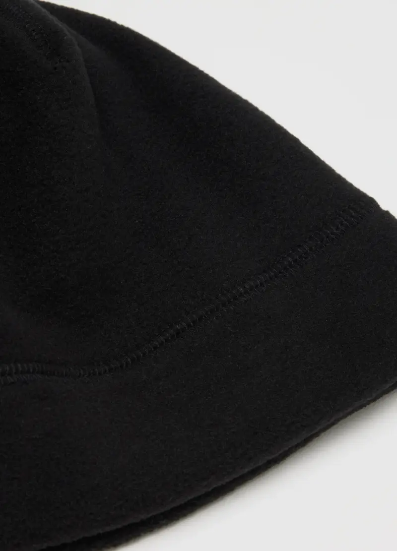 Berretto In Pile Nero, Uomo, Nero miniatura 2