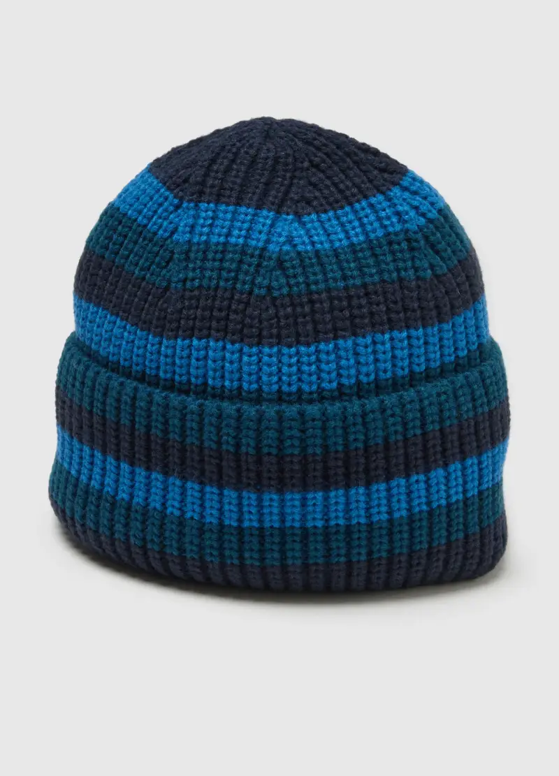 , Berretto Multicolor A Righe, Uomo, Multicolor miniatura 3