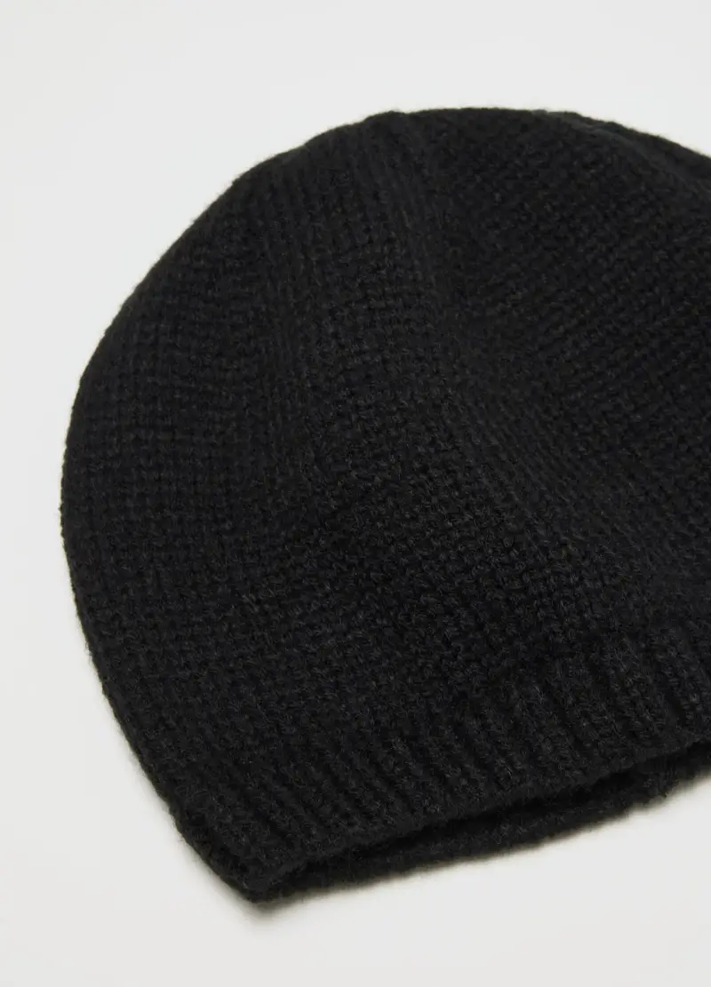 , Berretto Nero, Uomo, Nero miniatura 2