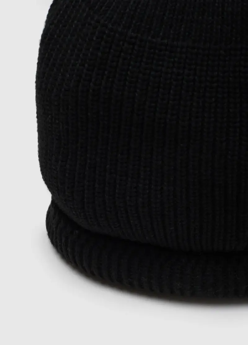 , Berretto Nero, Uomo, Nero miniatura 2