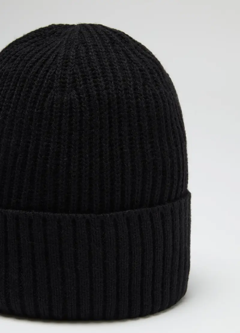 , Berretto Nero, Uomo, Nero miniatura 3