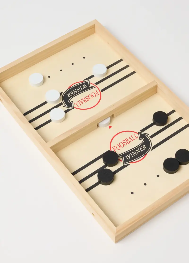 Biliardino Da Tavolo Multicolor In Legno, Uomo, Multicolor miniatura 2