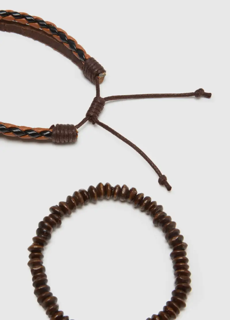 OVS Bracciali Uomo Marrone 4154771 miniatura 2