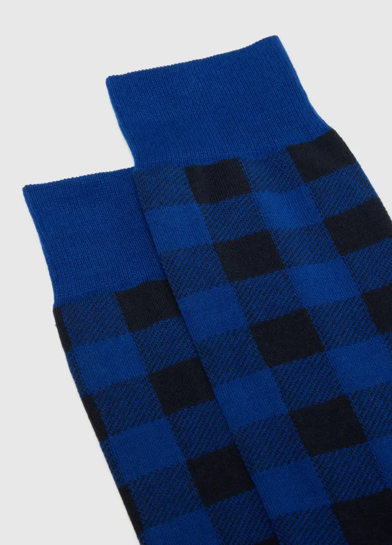 Bipack Calzini In Cotone Multicolor Elasticizzati, Uomo, Multicolor miniatura 3