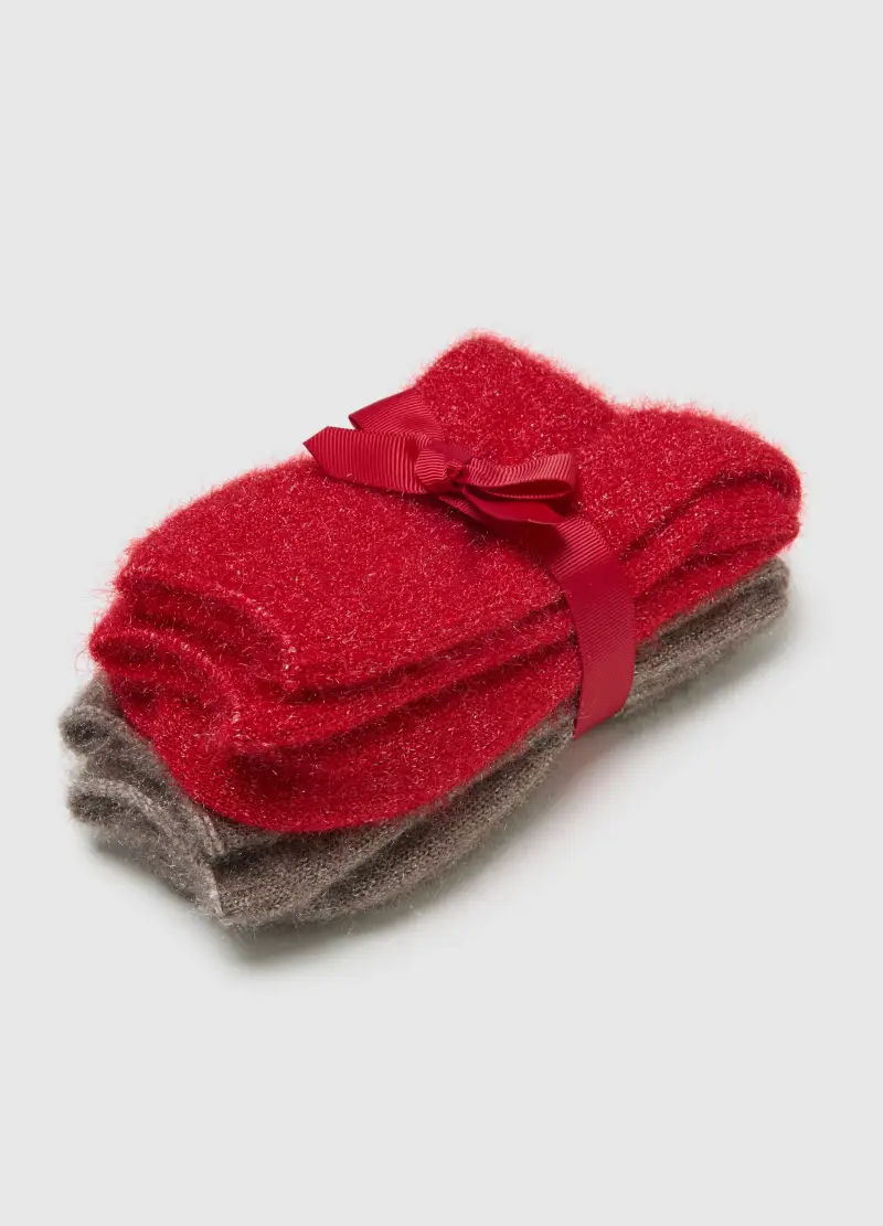 Bipack Calzini In Tessuto Elasticizzato Multicolor, Donna, Multicolor miniatura 2