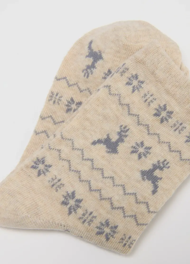 Bipack Calzini Natalizi Multicolor In Misto Cotone, Donna, Multicolor miniatura 2