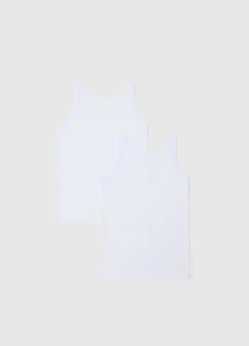 OVS Canotte Bambino Bianco 3960970 miniatura 2