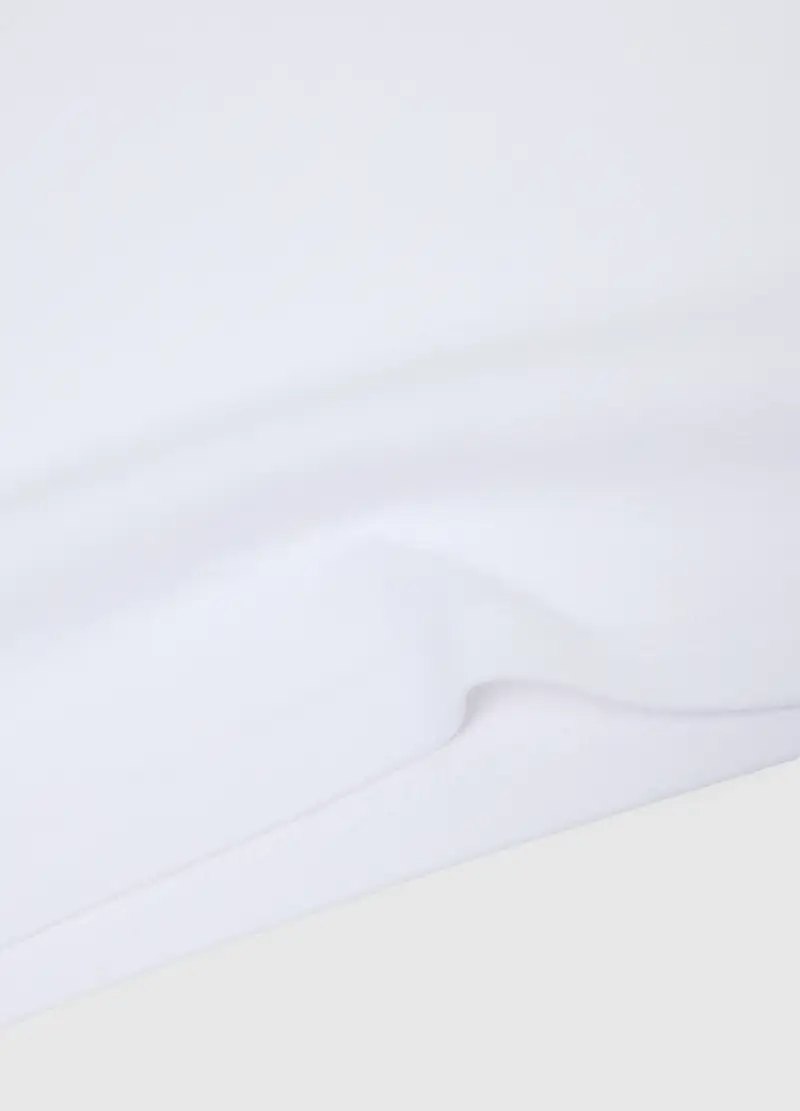 Bipack Canottiera Bianca Da Ragazza In Puro Cotone Regular Fit, Unisex, Bianco miniatura 3