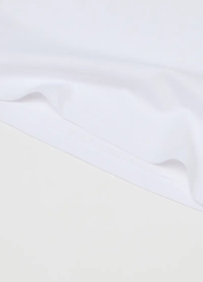 Bipack Canottiere Bianche Da Bambina In Puro Cotone Regular Fit, Unisex, Bianco miniatura 3