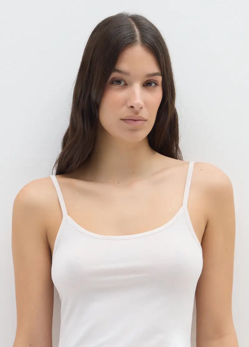 Bipack Canottiere In Cotone Elasticizzato Multicolor Regular Fit, Donna, Multicolor