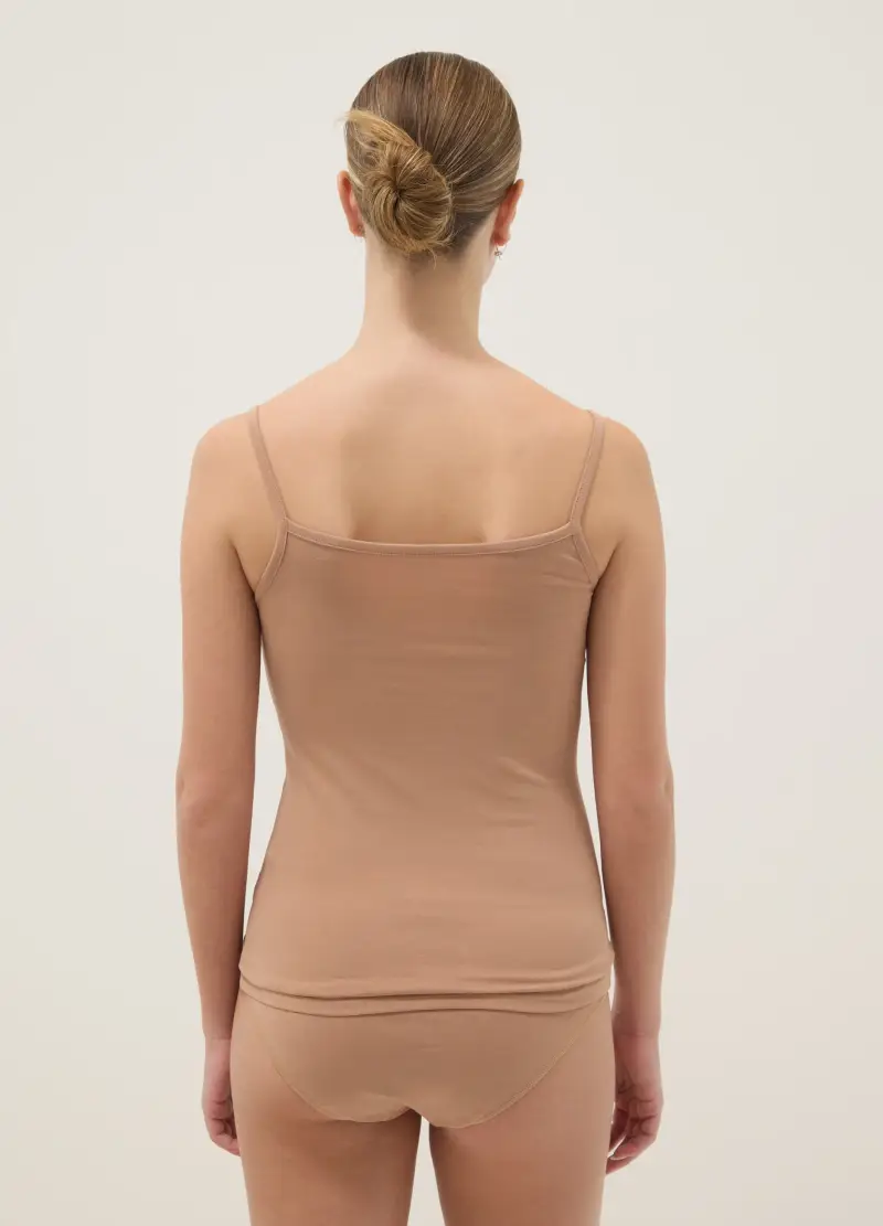 Bipack Canottiere In Cotone Elasticizzato Multicolor Regular Fit, Donna, Multicolor miniatura 3