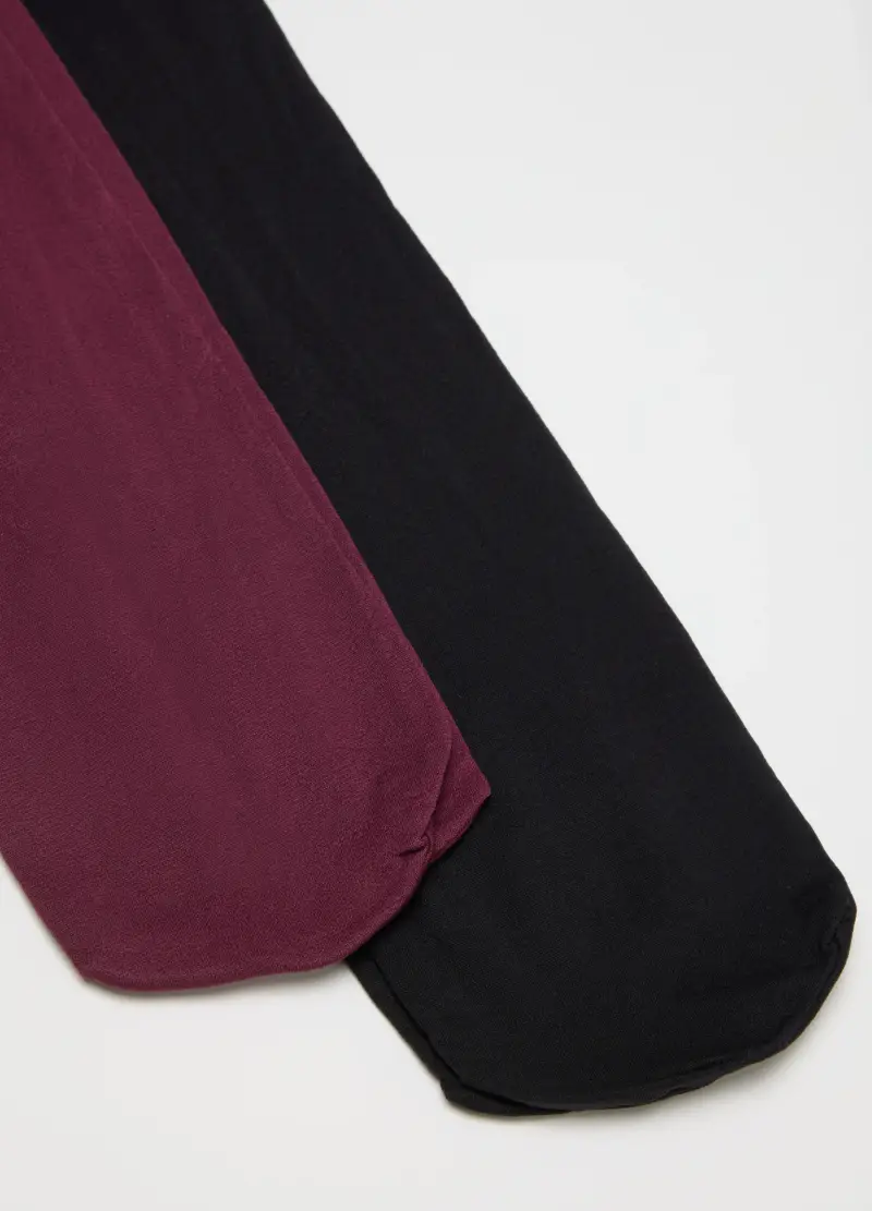 Bipack Collant Multicolor Elasticizzati Opachi, Donna, Multicolor miniatura 3