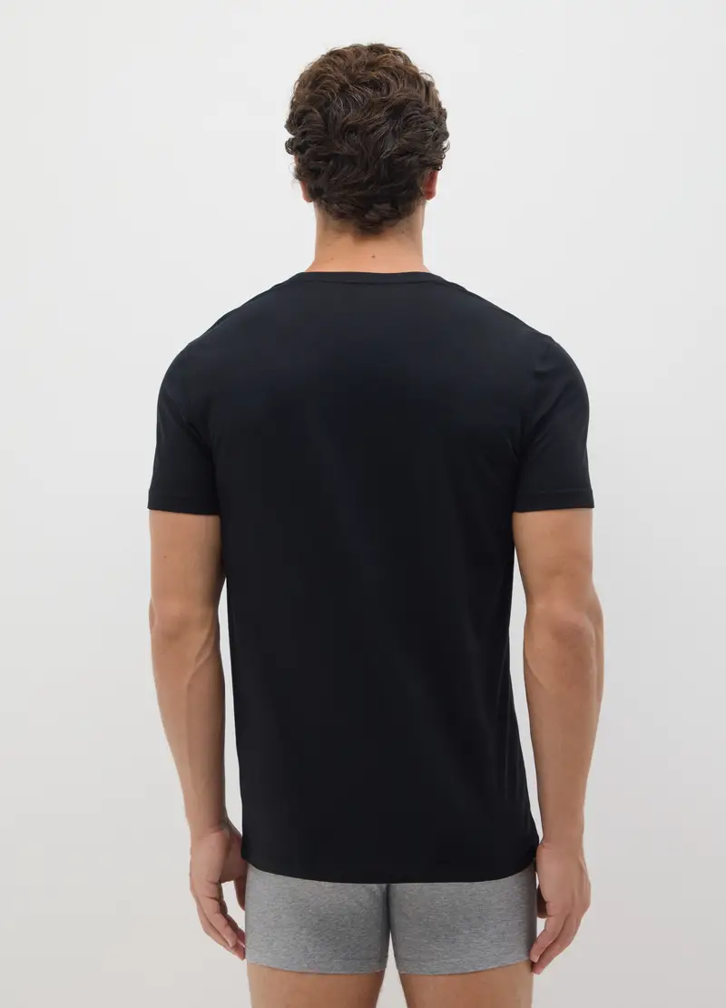 OVS T-shirt Uomo Blu 4083111 miniatura 3