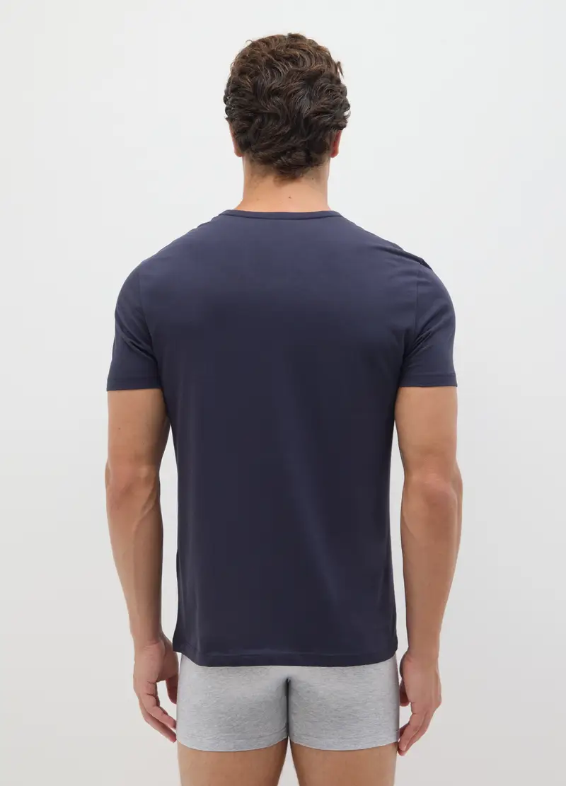OVS T-shirt Uomo Blu 4122291 miniatura 3