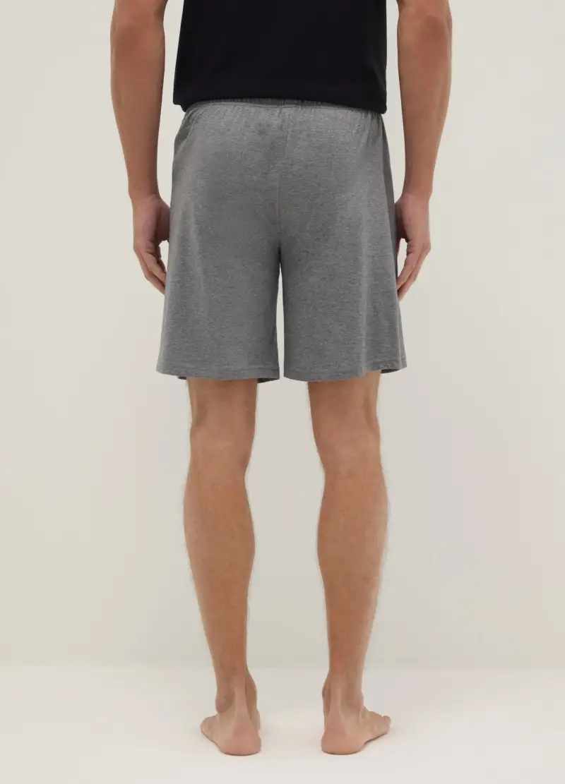 Bipack Pantaloncini Pigiama In Puro Cotone Multicolor Regular Fit, Uomo, Multicolor miniatura 3