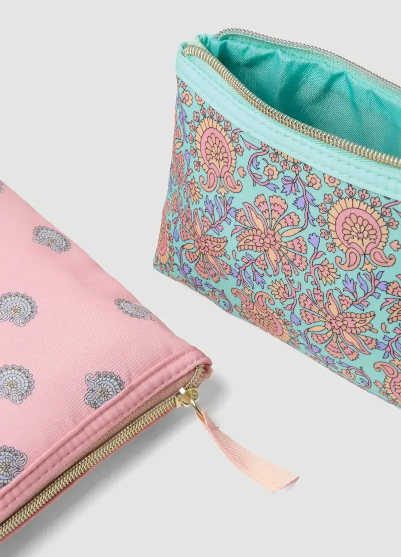 Bipack Pochette Multicolor Con Fantasia, Donna, Multicolor miniatura 3