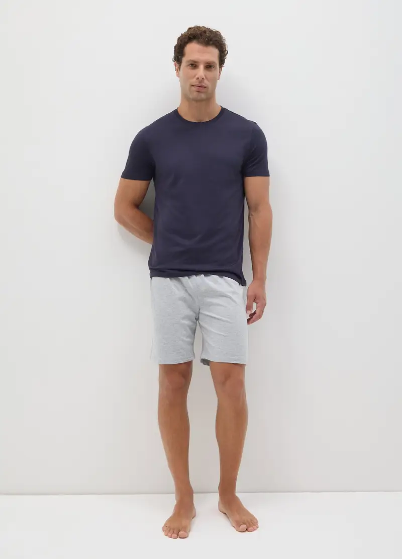 OVS , Bipack Shorts Pigiama In Misto Cotone, Uomo, Multicolor, Taglia: S