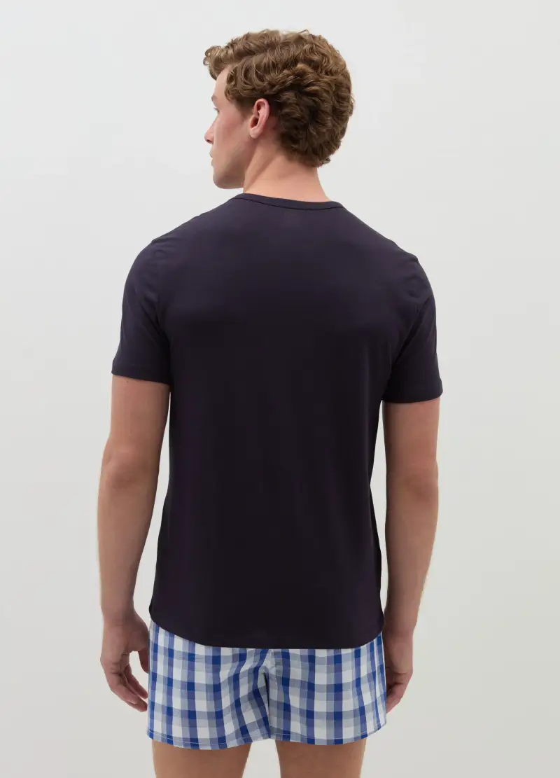 OVS T-shirt Uomo Blu 3425589 miniatura 3