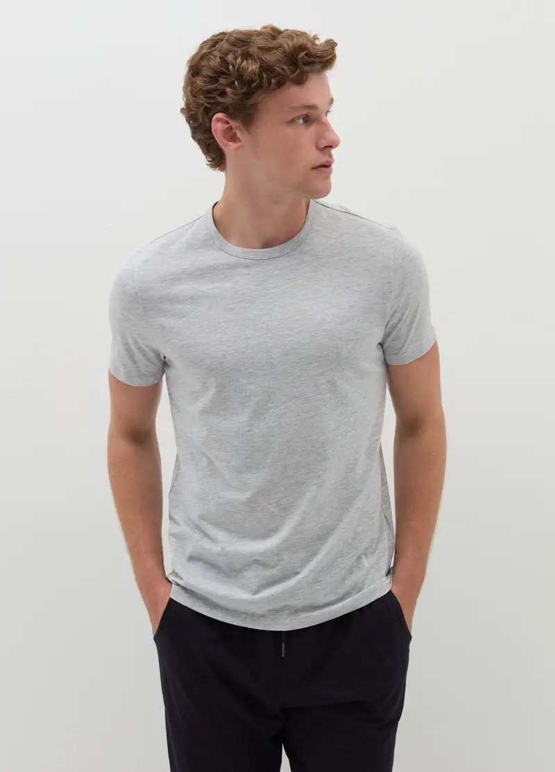 Bipack T-shirt Intime Girocollo In Jersey, Uomo, Grigio