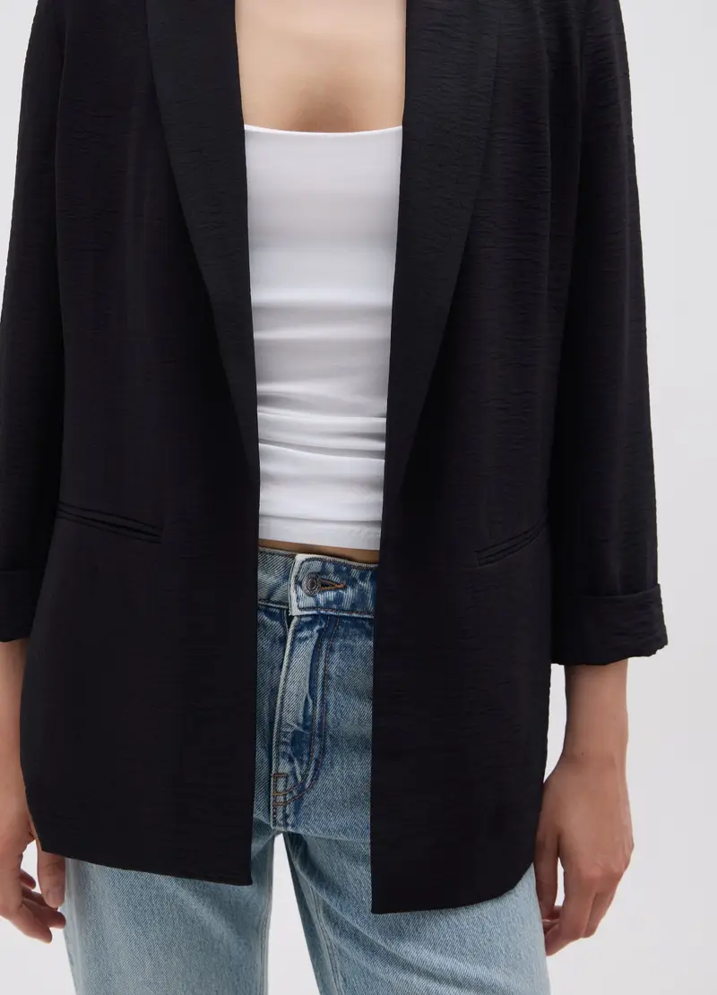 OVS HOUSEBRAND Blazer Donna Nero 990647 miniatura 3